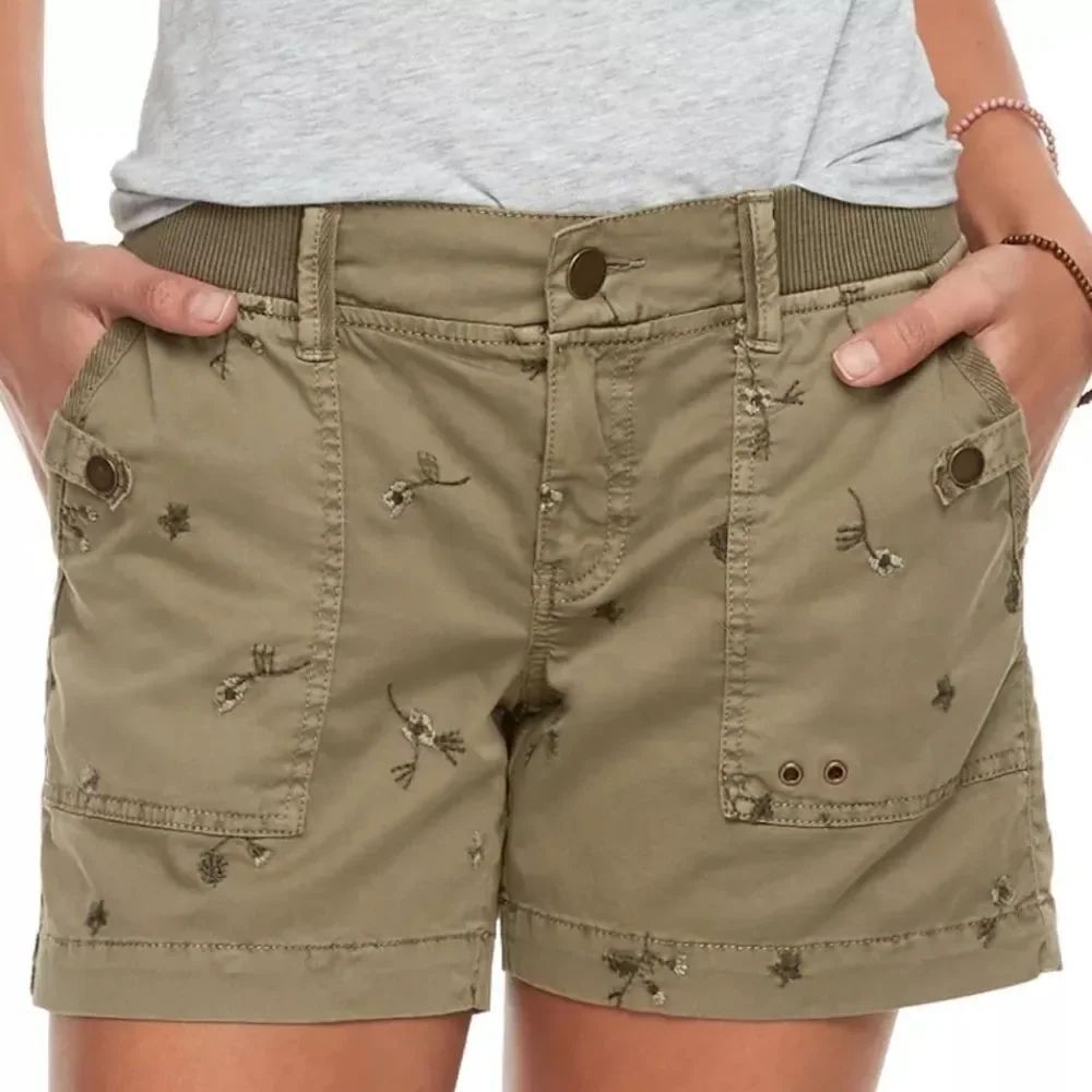 WOMEN'S SONOMA GOODS FOR LIFE ® ULTRA COMFORT WAIST UTILITY SHORTS